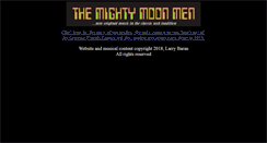 Desktop Screenshot of mightymoonmen.com